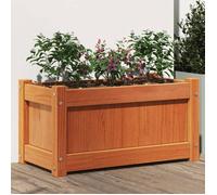 Vidaxl Jardinière Cire Marron 60x31x31 Cm Bois De Pin Massif