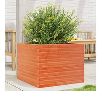 Vidaxl Jardinière Cire Marron 60x60x45,5 Cm Bois De Pin Massif