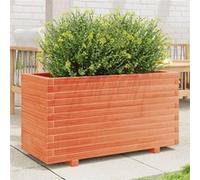 Vidaxl Jardinière Cire Marron 90x40x49,5 Cm Bois De Pin Massif