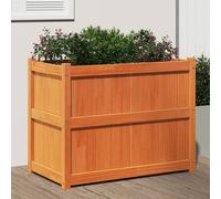 Vidaxl Jardinière Cire Marron 90x50x70 Cm Bois De Pin Massif