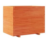 Vidaxl Jardinière Cire Marron 90x60x72 Cm Bois De Pin Massif