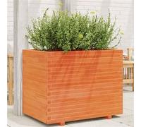 Jardinière cire marron 90x60x72 cm bois de pin massif3282646