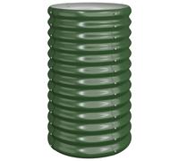 Vidaxl Jardinière De Jardin Acier Enduit De Poudre 40x40x68 Cm Vert Vert