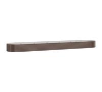 Vidaxl Jardinière De Jardin Acier Enduit De Poudre 507x100x36cm Marron