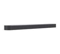 Vidaxl Jardinière De Jardin Acier Enduit Poudre 620x80x36cm Anthracite