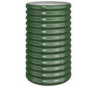 vidaXL Jardinière de Jardin Pot à Fleurs Boîte à Plantes Lit Surélevé Patio Terrasse Extérieur Acier Enduit de Poudre 40x40x68 cm Vert