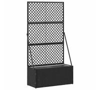 vidaXL Jardinière Décor Extérieur - Jardinières Modernes pour Le Jardin, Pots en Métal pour Terrasse et Balcon, Conteneurs de Plantes avec Une Touche Industrielle