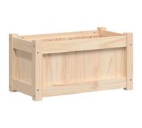vidaXL Jardinière surélevée Bac à fleurs Bois de pin massif 60x31x31 cm