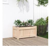 vidaXL Jardinière surélevée Bac à fleurs Bois de pin massif 60x31x31 cm