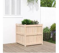 vidaXL Jardinière d'extérieur 837434 – 70x70x70 cm, bois de pin massif