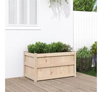 Vidaxl Jardinière D'extérieur 90x50x50 Cm Bois De Pin Massif