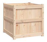 vidaXL Jardinière d'Extérieur, Lit Surélevé, Bac à Fleurs, Pot de Plantes, Boîte à Fleurs Jardin Patio Terrasse Balcon, Bois de Pin Massif