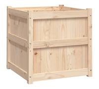 Vidaxl Jardinière D'extérieur 60x60x60 Cm Bois De Pin Massif