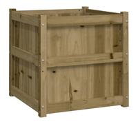 Vidaxl Jardinière D'extérieur 60x60x60 Cm Bois De Pin Imprégné