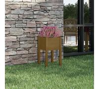 Jardinière d'extérieur Marron miel 40x40x70 cm Pin massif