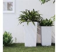 Jardinière et intérieur amovible blanc 21 /49 L rotin PP364677