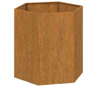 Vidaxl Jardinière Gris 40x40x45 Cm Acier Corten