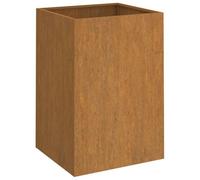 Vidaxl Jardinière Gris 42x38x75 Cm Acier Corten