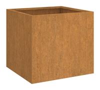 Vidaxl Jardinière Gris 49x47x46 Cm Acier Corten