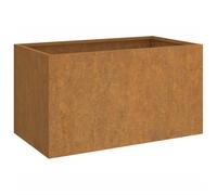 Vidaxl Jardinière Gris 62x40x39 Cm Acier Corten