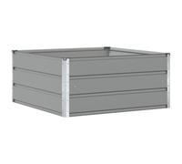 Vidaxl Jardinière Gris Clair 100 X 100 X 45 Cm Acier