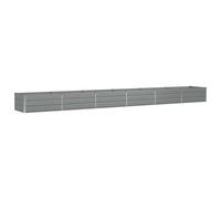 Vidaxl Jardinière Gris Clair 600 X 80 X 45 Cm Acier