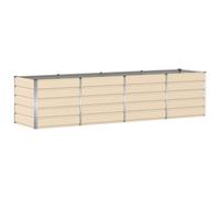 Vidaxl Jardinière Ivoire 240 X 80 X 75 Cm Acier