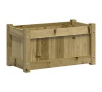vidaXL Jardinière, Lit Surélevé, Bac à Fleurs, Pot de Plantes, Boîte à Fleurs Jardin Patio Terrasse, 60x31x31 cm Bois de Pin Imprégné