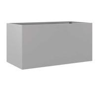 vidaXL Jardinière surélevée en acier galvanisé argenté 62×30×29 cm