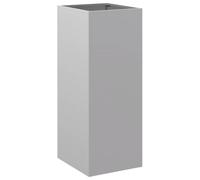 Vidaxl Jardinière Argenté 32x29x75 Cm Acier Galvanisé