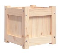 Vidaxl Jardinière 31x31x31 Cm Bois De Pin Massif