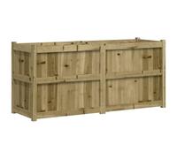 Vidaxl Jardinière 150x50x70 Cm Bois De Pin Imprégné