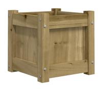Jardinière 31x31x31 cm bois de pin imprégné 837402