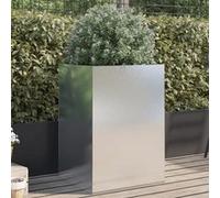 Vidaxl Jardinière Argenté 52x48x75 Cm Acier Inoxydable