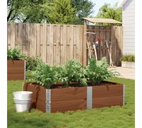 Vidaxl Jardinière Marron 150x100 Cm Bois Massif De Pin