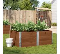 Vidaxl Jardinière Marron 150x100 Cm Bois Massif De Pin