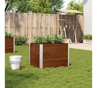 Vidaxl Jardinière Marron 80x60 Cm Bois Massif De Pin