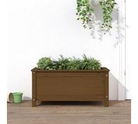 vidaXL Jardinière marron miel 82,5x40x39 cm bois massif de pin825257 G