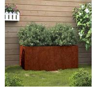 vidaXL Jardinière Marron rouille 62 x 40 x 39 cm en Acier Corten