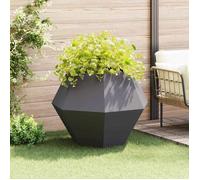 vidaXL Jardinière Noir 100 x 100 x 80 cm Acier 884024