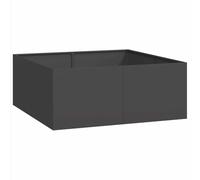 vidaXL Jardinière Noir 100x100x40 cm Acier