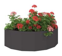vidaXL Jardinière 120 x 60 x 35 cm Acier Noir