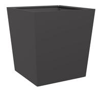vidaXL Jardinière Noir 50x50x50 cm Acier, jardinière d'extérieur, boîte à Fleurs, boîte de Jardin, jardinière de Patio, boîte à Plantes