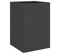 Vidaxl Jardinière Noir 52x48x75 Cm Acier Laminé À Froid