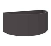 Vidaxl Jardinière Noir 90 X 45 X 35 Cm Acier