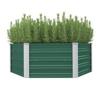 vidaXL Jardinière Pot à Fleurs Bac à Plante Bac de Légumes Pot de Plantes Herbes Jardin Cour Arrière Extérieur 129x129x46 cm 47015
