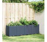 vidaXL Jardinière en polypropylène 160x40x53 cm Gris