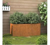 vidaXL Jardinière, Pot de Fleurs de Jardin, Bac à Plantes de Terrasse, Boîte de Plantation d'Extérieur pour Légumes Herbes, 821556