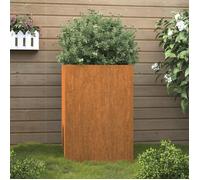 vidaXL Jardinière 821555 en acier corten 52x48x75 cm