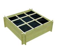 vidaXL Jardinière pour légumes Bois de pin imprégné 120x120x40 cm